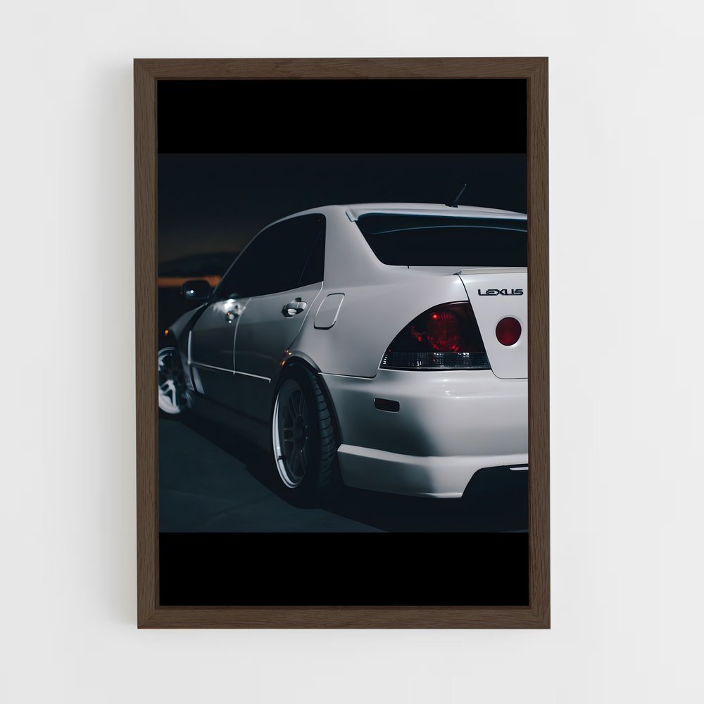 Poster Voiture Nocturne – affiche Lexus (vue 5)